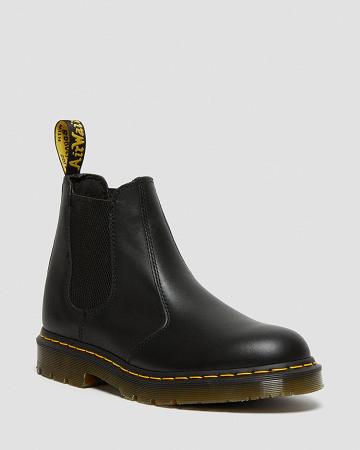 Men's Dr Martens 2976 Slip Resistant Leather Ankle Boots Black | AU 425RVD